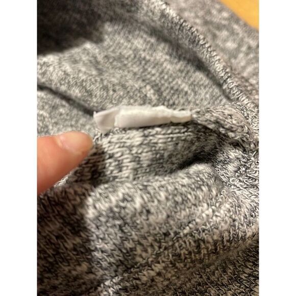 Madewell Wrap Front Pullover Sweater womens small Gray long sleeve - Picture 7 of 7